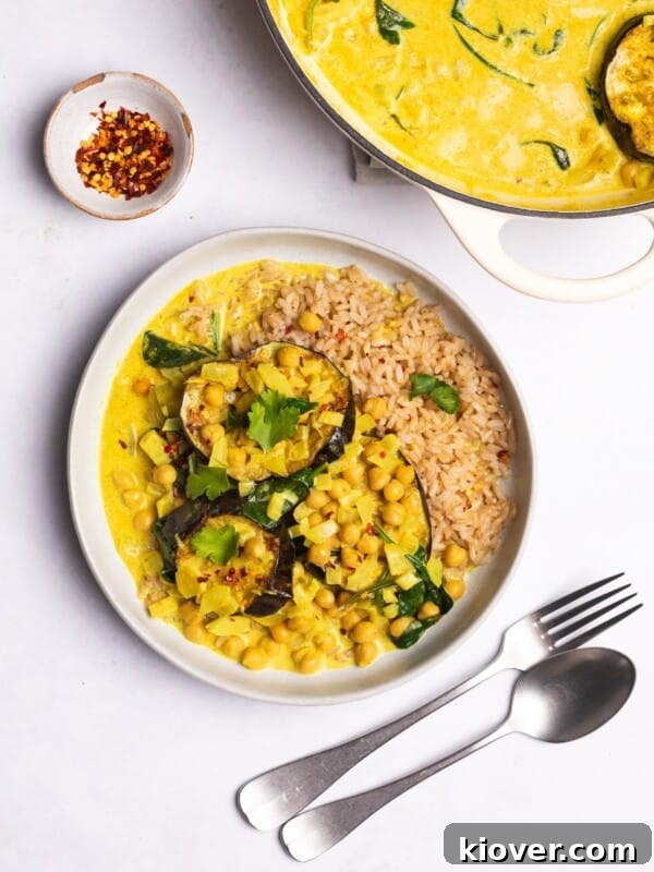 Eggplant Parmigiana Recipe: Classic Italian Melanzane alla Parmigiana 12 aubergine curry served with rice.