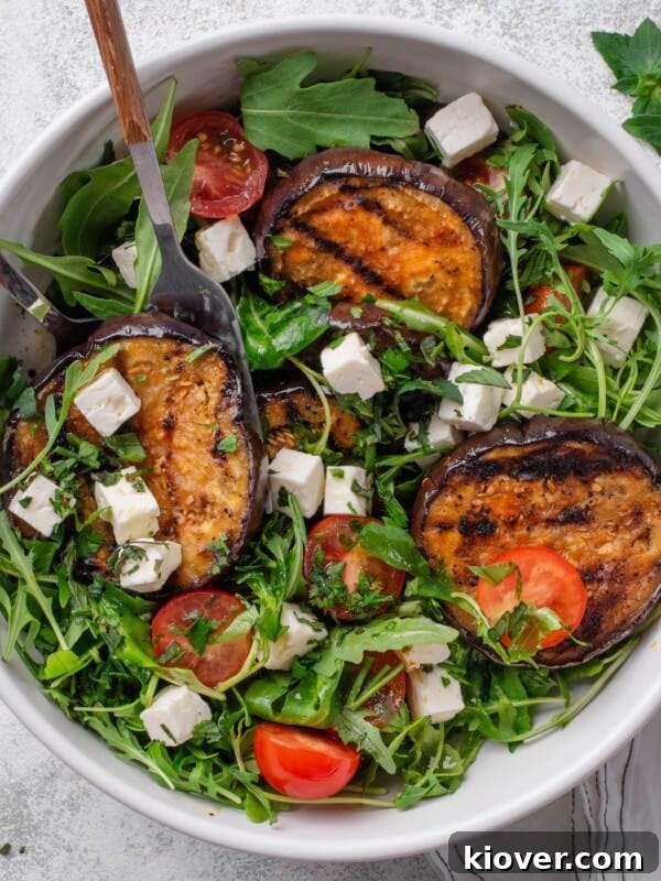 Eggplant Parmigiana Recipe: Classic Italian Melanzane alla Parmigiana 13 grilled aubergine salad with feta.