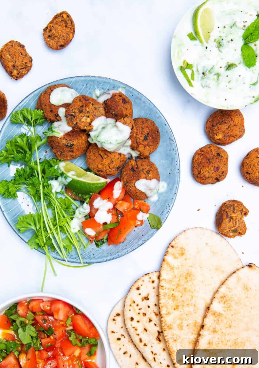 Gluten-Free Falafel Recipe: Crispy Chickpea Patties for Midday Meals 4 Gluten Free Falafels - Plate