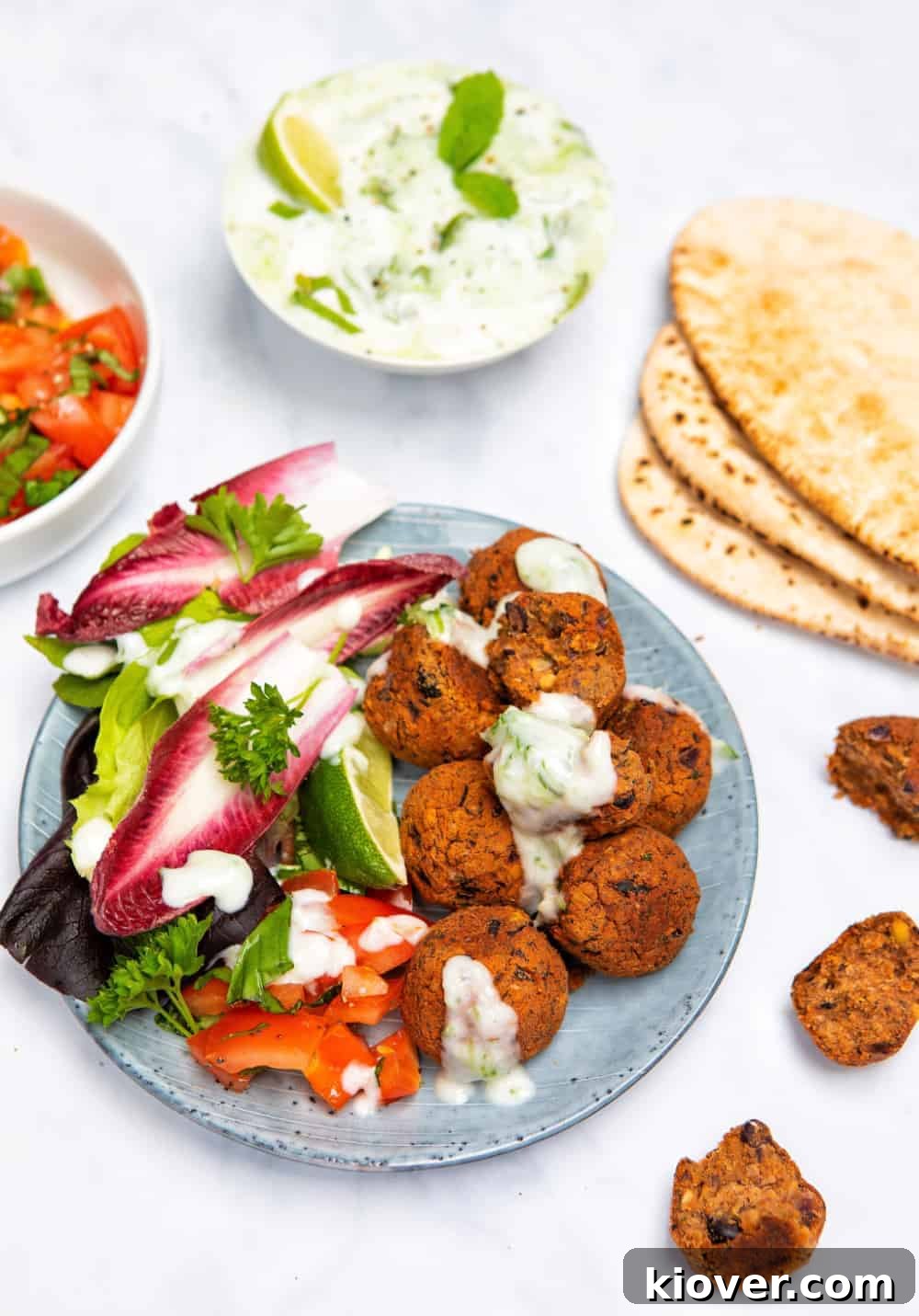Gluten-Free Falafel Recipe: Crispy Chickpea Patties for Midday Meals 5 Gluten Free Falafels - plate front