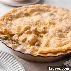 Chicken and Mushroom Pie.