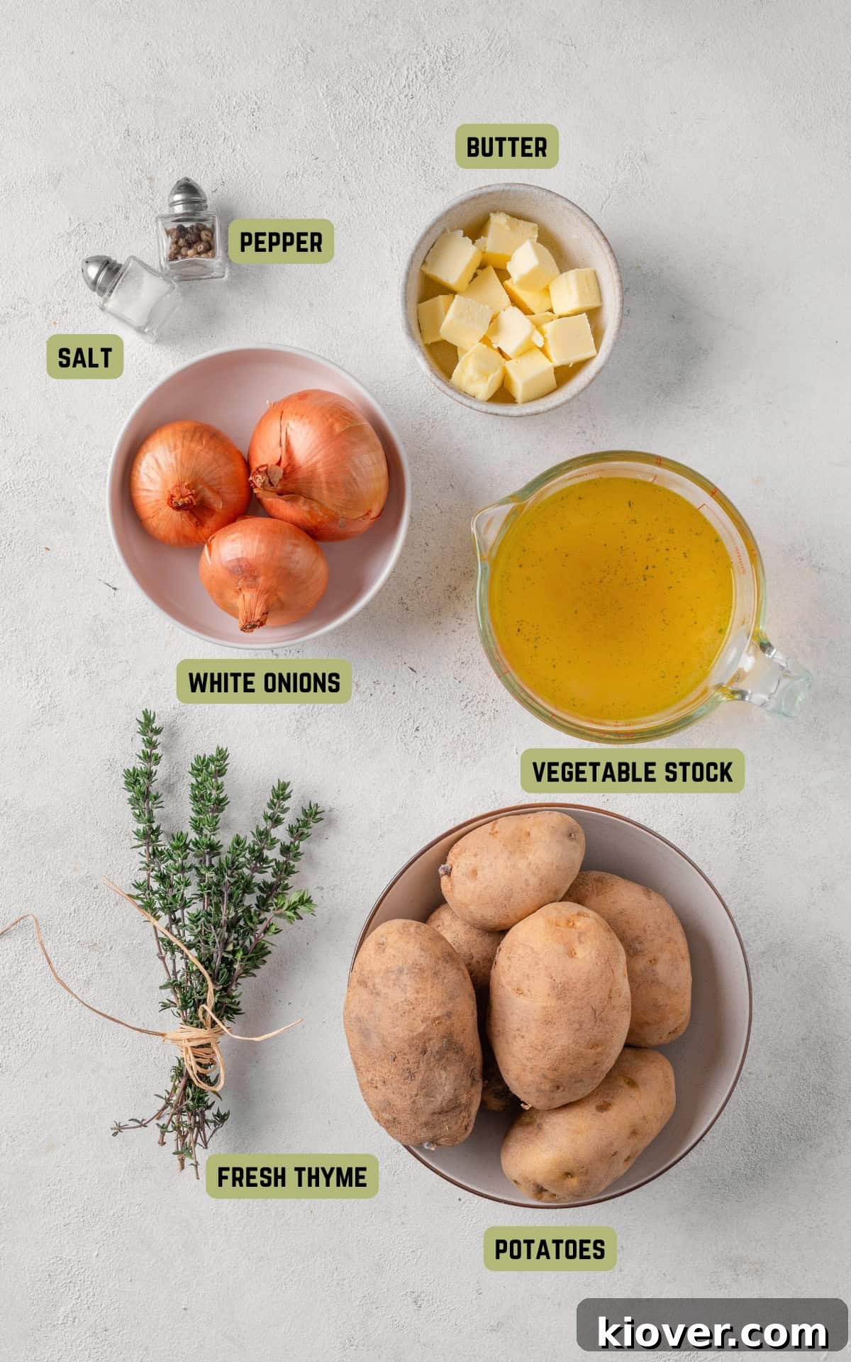 Classic Boulangère Potatoes Recipe: Crispy Potato and Onion Bake 3 Ingredients to make Boulangere Potatoes.