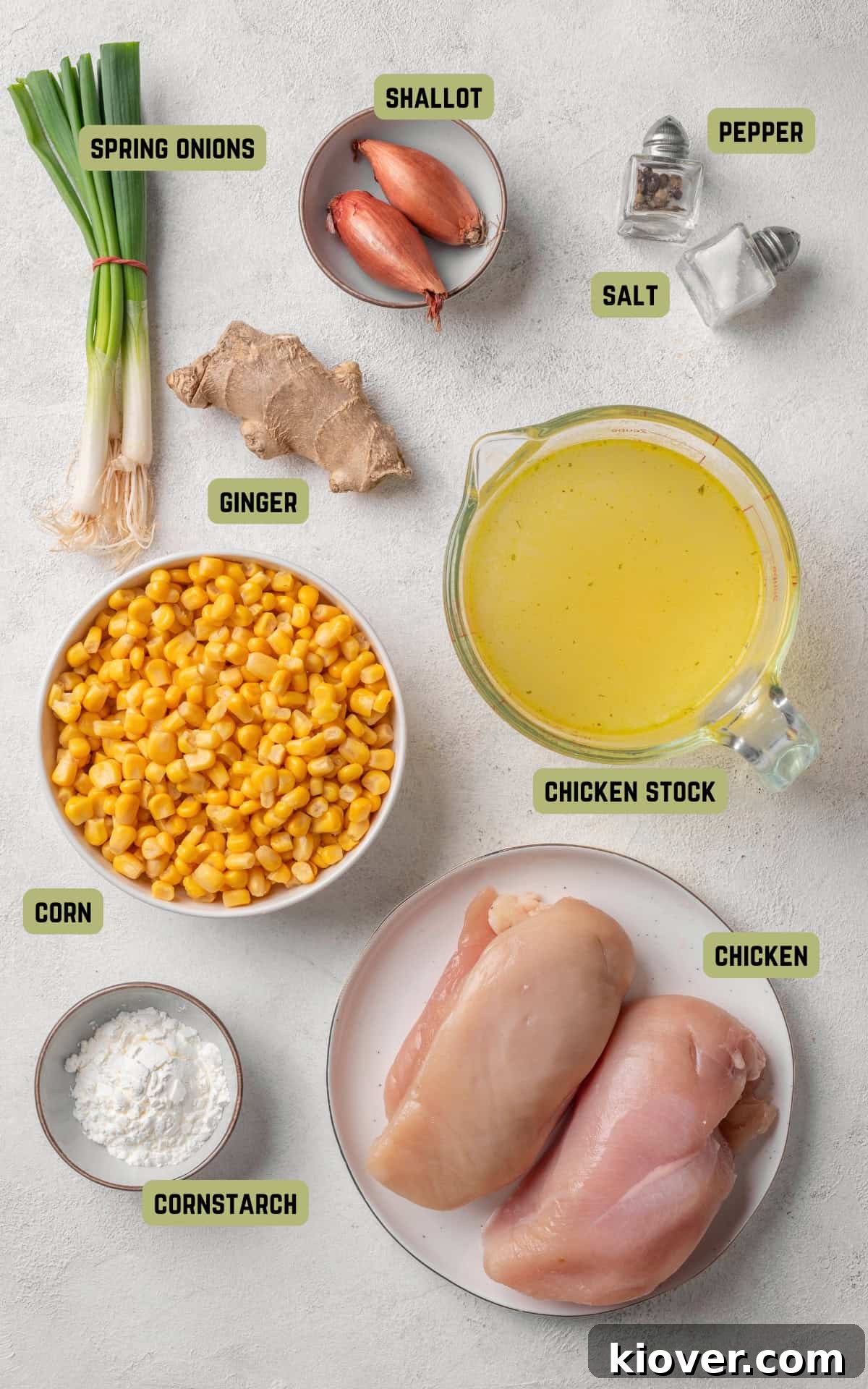 Creamy Chicken and Sweetcorn Soup Recipe for Cozy Weeknights 3 Ingredients to make Chicken and Sweetcorn Soup.