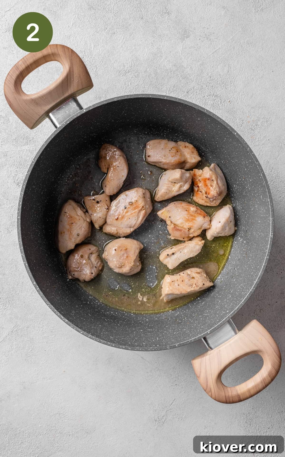 Creamy Chicken and Sweetcorn Soup Recipe for Cozy Weeknights 5 chicken cooked in a saucepot.