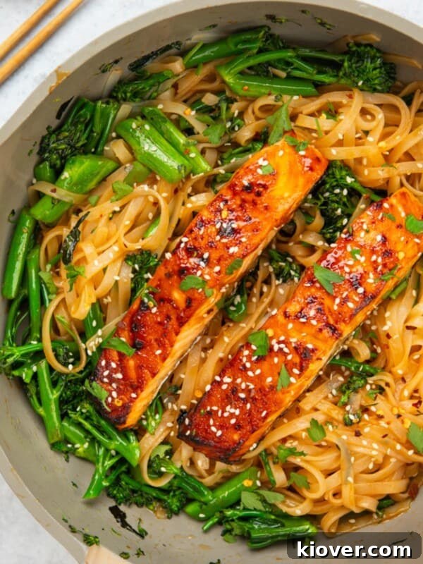 Smoked Salmon Salad with Avocado & Lemon-Dill Dressing 14 salmon noodles with broccoli.