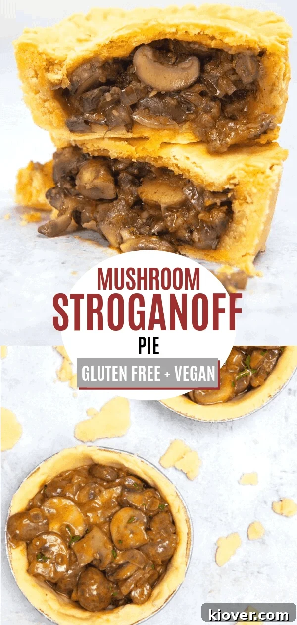 Mushroom Stroganoff Pie Pin
