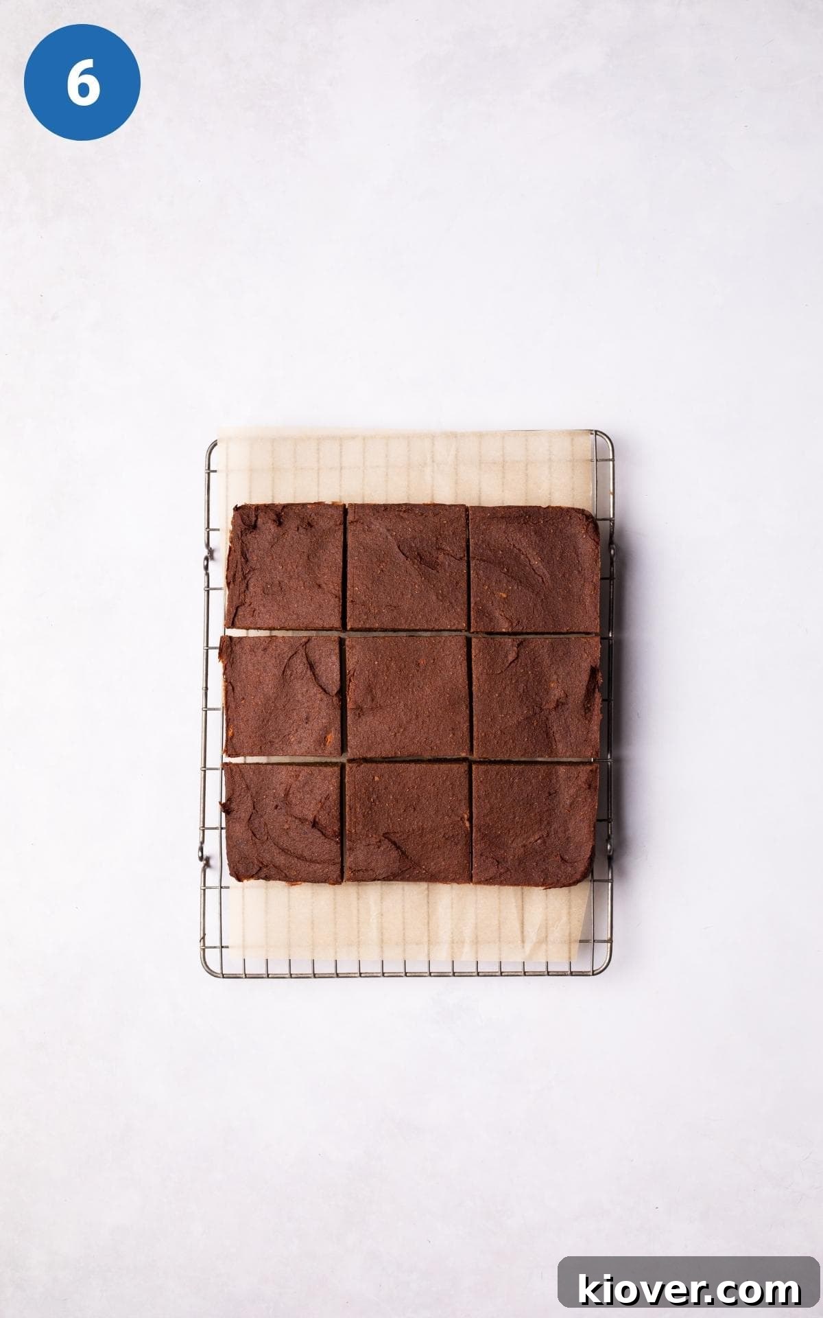 Fudgy Sweet Potato Brownies Recipe with Cocoa and Maple 9 Sliced Sweet Potato Brownies after baking.