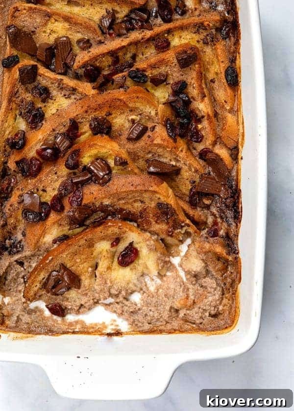 Banana Bread & Butter Pudding - close