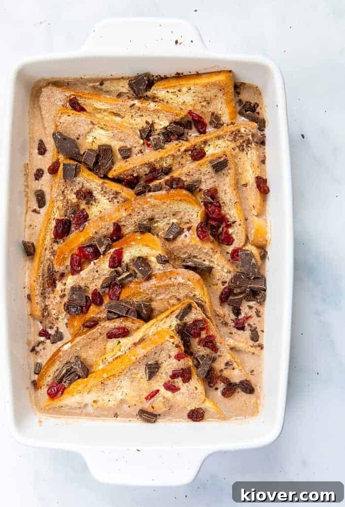 Banana Bread & Butter Pudding - pre-oven