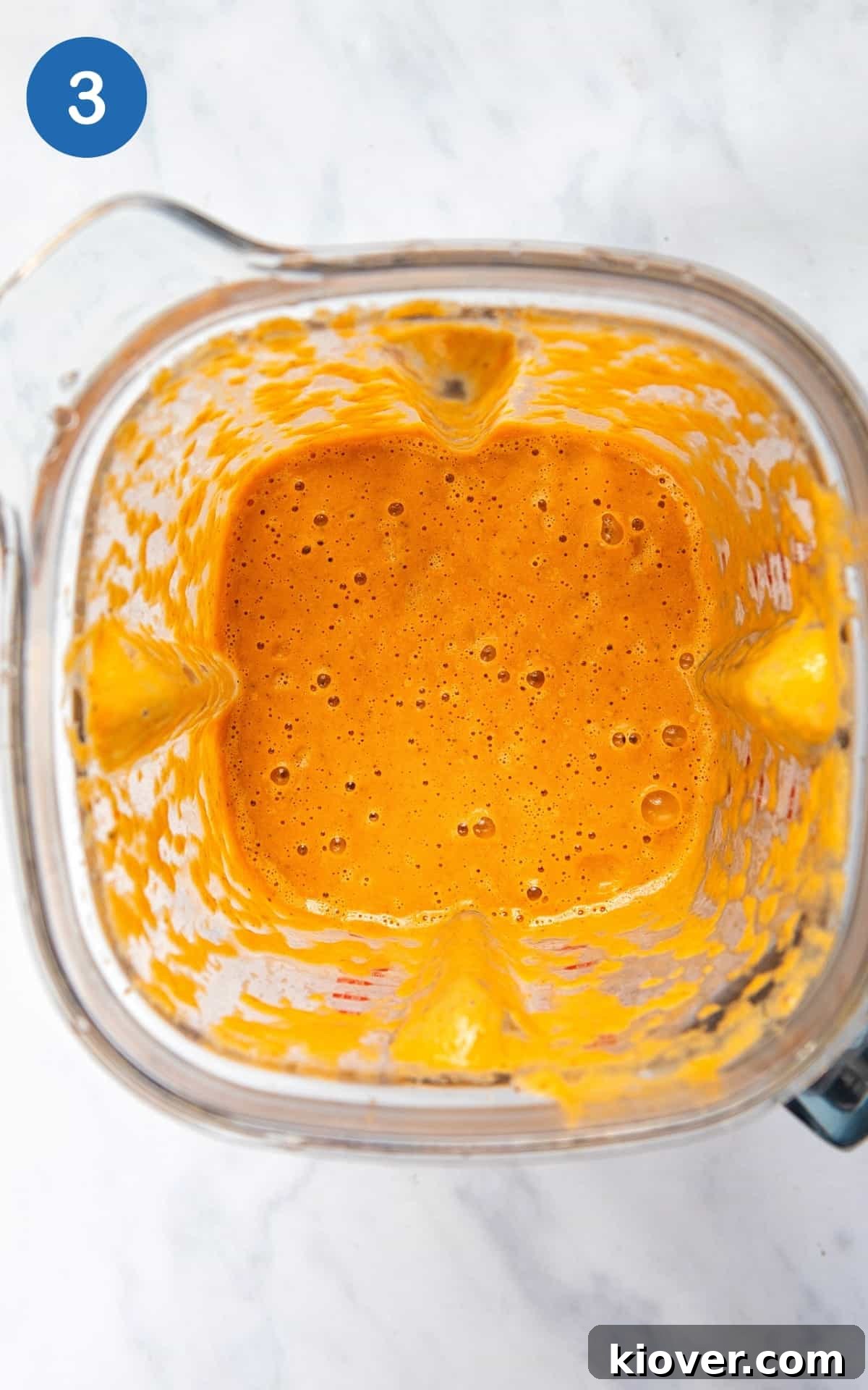 Creamy Roasted Red Pepper Pasta Recipe for Dinner Tonight 6 red pepper pasta sauce blended in a large blender.