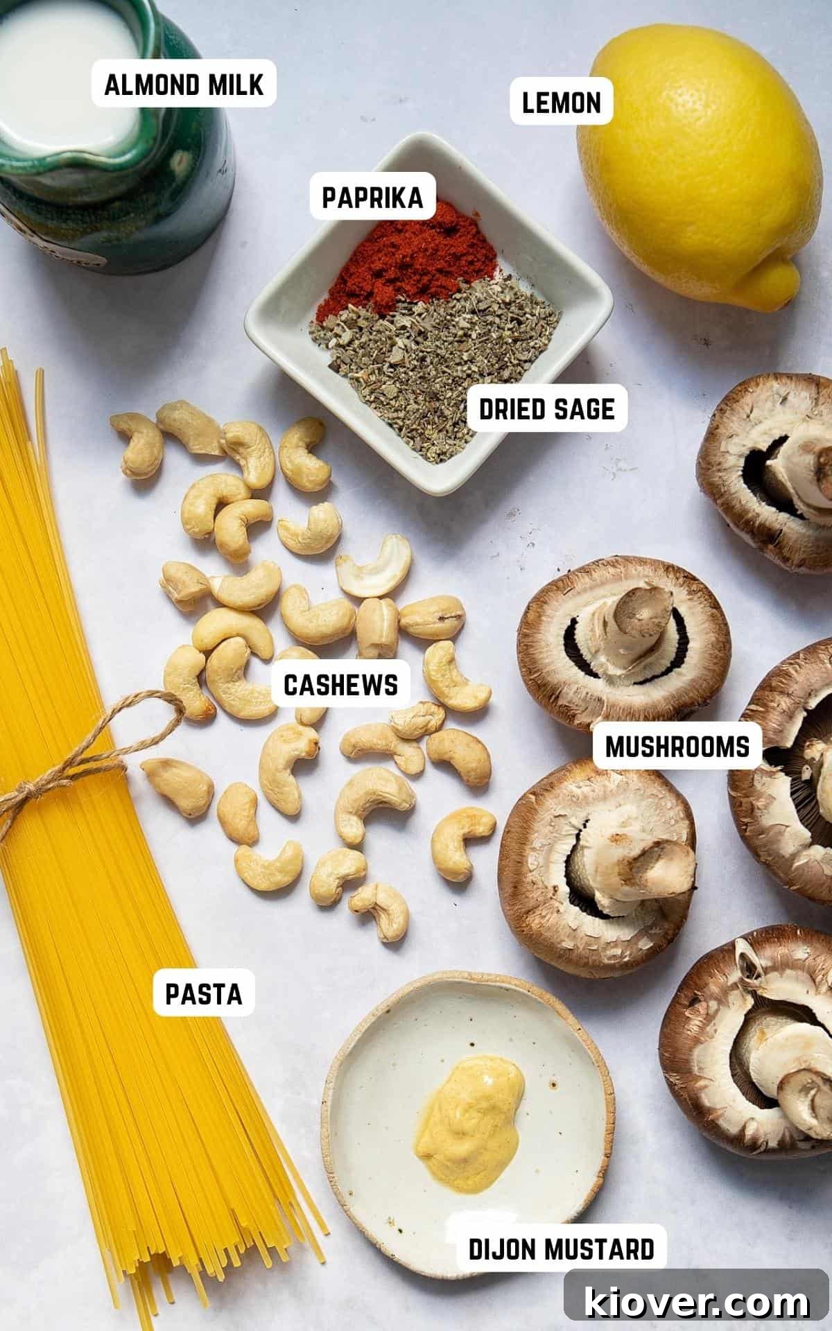 Creamy Mushroom Alfredo Pasta Recipe for Dinner 3 Ingredients to make Mushroom Alfredo.