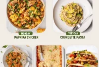 Dinner Menu Week 32: Aug 17–23, 2026