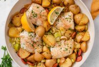 One-Pan Cod with Chorizo and Roasted Tomatoes